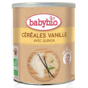 Babybio - Céréales vanille - dès 6 mois - 220g