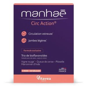 Manhaé - Circ action - 30 gélules