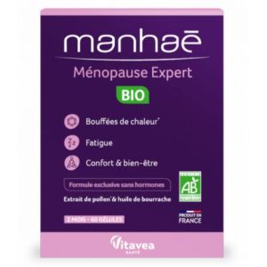 Manhaé - Ménopause Expert bio - 60 gélules