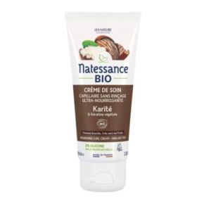 Natessance - Crème de soin capillaire sans rinçage au karité - 100mL