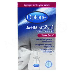 Optone - ActiMist 2en1 - Spray oculaire - 10ml