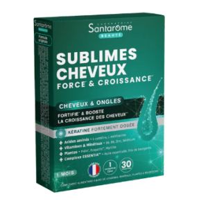 Santarome - Sublime cheveux/ongles force et croissance - 30 comprimés