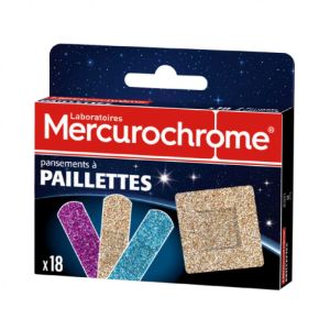 Mercurochrome -Pansements à paillettes x18