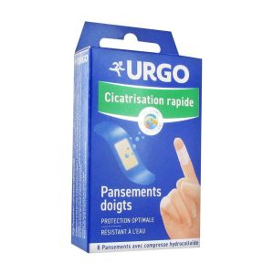 Urgo -Pansements cicatrisation rapide pour le doigt - 8 pansements