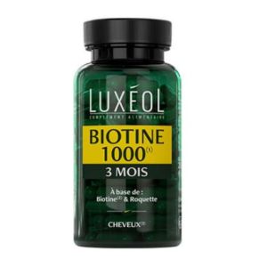 Luxeol - Biotine 1000 cheveux - 90 gélules