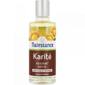 Natessance - Huile végétale de karité 100 % pure - 100 ml