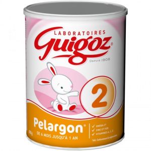 Guigoz - Lait en poudre Pelargon 2ème âge -  800g