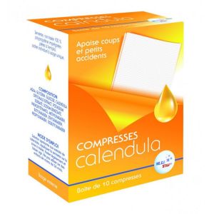 HECO Stop - calendula coups petits accidents - 10 compresses