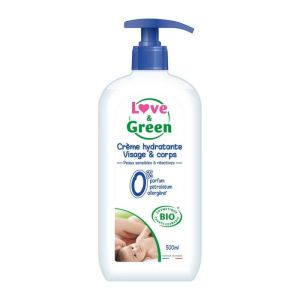 Love & Green - Crème hydratante Visage & Corps - 500ml