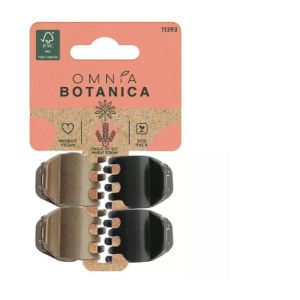 Omnia Botanica - Pince à cheveux moyennes en paille de blé lot de 4