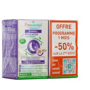 Puressentiel - Sommeil triple action 1mois - 30 comprimés