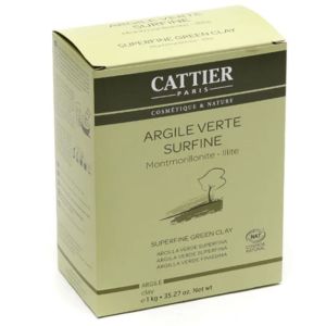 Cattier - Argile verte surfine - 1kg
