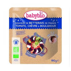 Babybio - Douceur de Betterave de France, Tomate, Chèvre & Boulghour - 190g