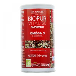 Biopur Vitalise - Supermix oméga 3 cholestérol - 290 g
