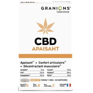 Granions - CBD Apaisant - 30 comprimés