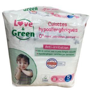 Love & Green - Culottes d'apprentissage hypoallergénique 12-18kg - 29 culottes