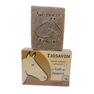 TjoSavon - Savon lait de jument café exfoliant - 85 g