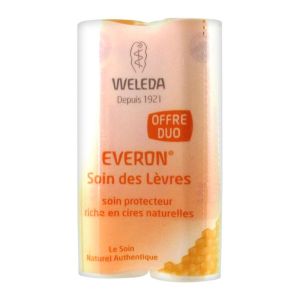 Weleda - Everon soin des lèvres - 2 x 4.8 g