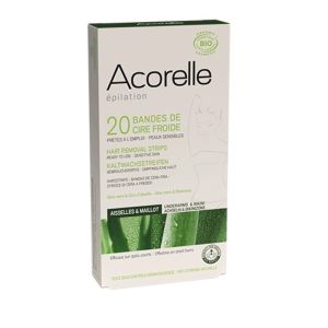 Acorelle - Bandes de cire froides Aisselles et maillot - 20 bandes