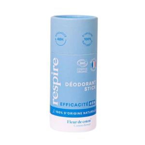 Respire - Déodorant stick efficacité 48H Fleur de Coton - 50g