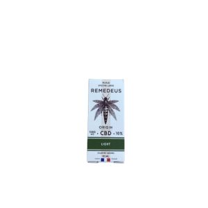 Remedeus - Origin Light Spectre Large Huile de Chanvre Naturel CBD 10% - 10ml