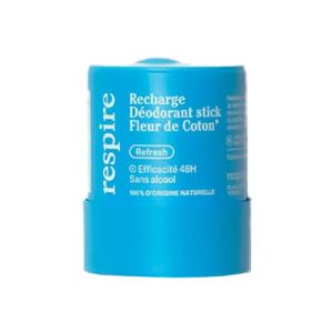 Respire - Recharge déodorant stick fleur de coton - 50g