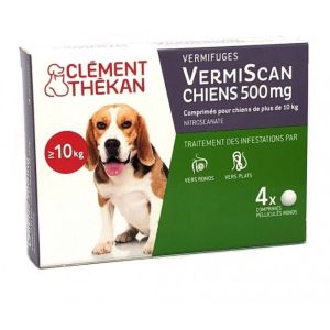 Clément Thékan - VermiScan chien plus de 10kg - 4 comprimés