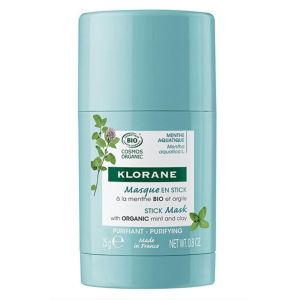 Klorane - Masque en stick à la menthe aquatique - 25g