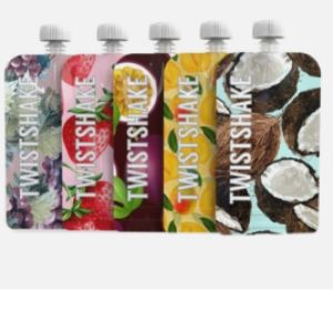 TWISTSHAKE - Squeeze Bags Sachets Réutilisables 220 ML 5 pack