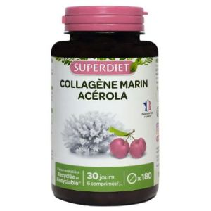 Superdiet - Collagène Marin Acérola - 180 comprimés