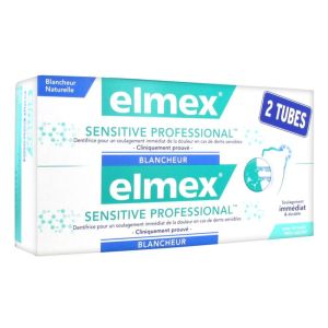 Elmex - Sensitive professional Blancheur - 2x75ml