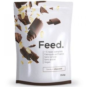 Feed - Poudre 5 repas complet saveur chocolat - 750 g