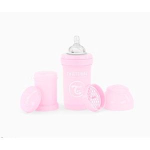 Twistshake - Biberon Anti-colique Rose Taille S 0mois+ - 180ml