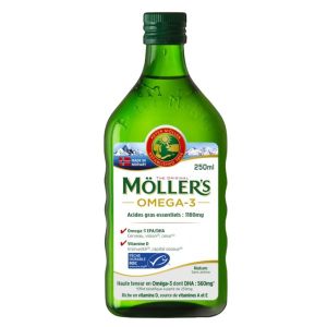 Möllers - Huile de foie de morue - Omega 3 - 250ml