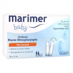 Gilbert - Marimer Baby Rhume Rhinopharyngite - 18x5ml unidoses