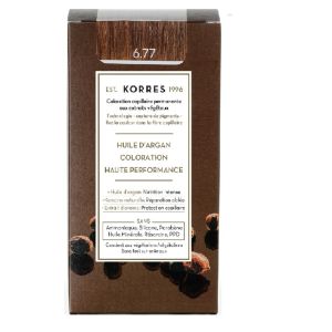 Korres - Coloration Haute Performance - 6.77 Blond foncé marron intense