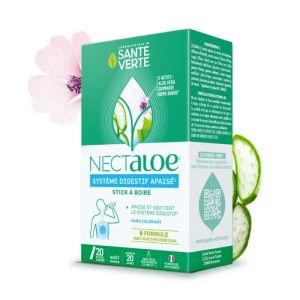 Santé verte - Nectaloe Stick à boire - 20 sticks