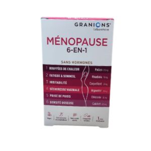 Granions - Ménopause 6en1 sans hormones - 60 comprimés
