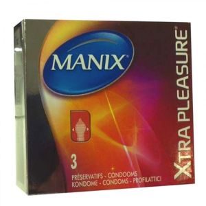 Manix - Préservatifs Xtra Pleasure Plaisir intense