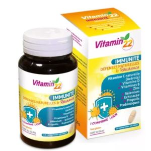 Vitamin'22 - Immunité - 30 comprimés sécables