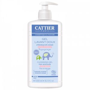 Cattier - Gel lavant doux cheveux et corps - 500ml