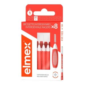 Elmex Brossettes Interdentaires 0.7mm (Taille 1) x8