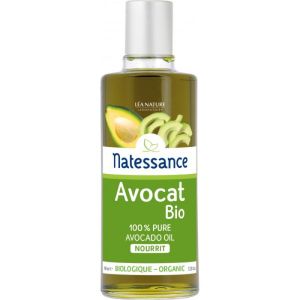 Natessance - Huile végétale d'avocat 100% pure - 100 ml