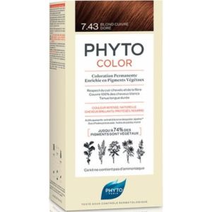 PhytoColor - Coloration permanente 7.43 Blond cuivré doré