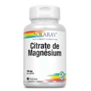Solaray - Citrate de Magnésium - 90 capsules