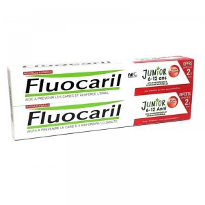 Fluocaril - Dentifrice - Junior 6/12ans - Fruits rouges - 2X75 ml