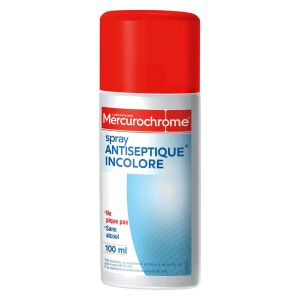 Mercurochrome - Spray antiseptique incolore 100ml