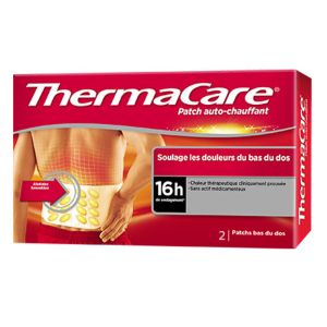 ThermaCare - Patchs auto-chauffants pour le bas du dos - 2 patchs