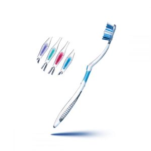 Elgydium - Brosse à dents Inter-Active - Brosse médium