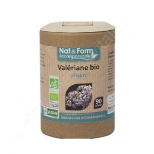 Nat & Form - Valériane bio - 90 gélules
